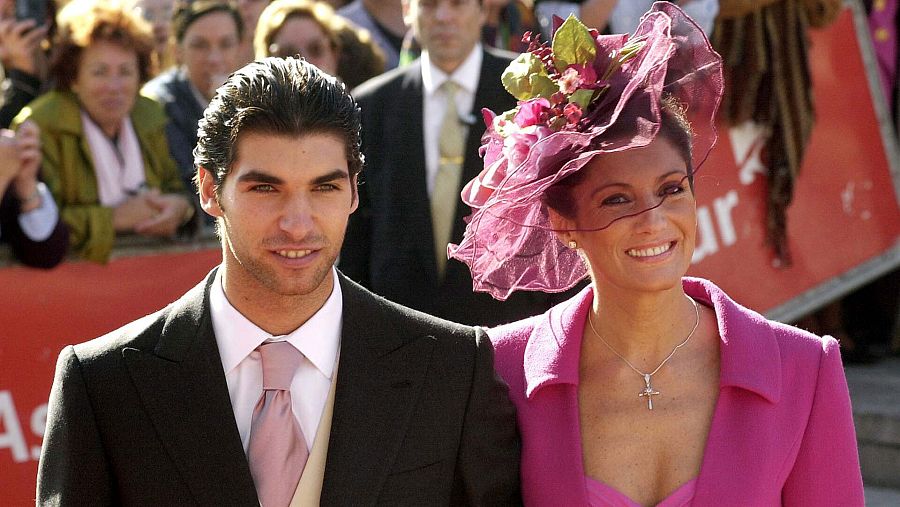 Carmina Ordóñez en la boda de Cayetano Rivera