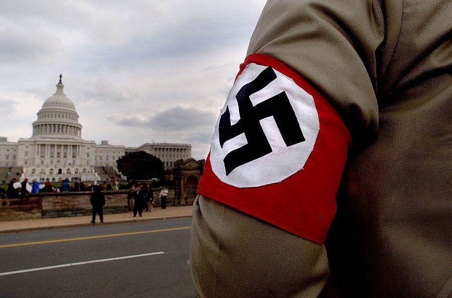 Imagen de archivo de la manifestación del partido nazi en Washington