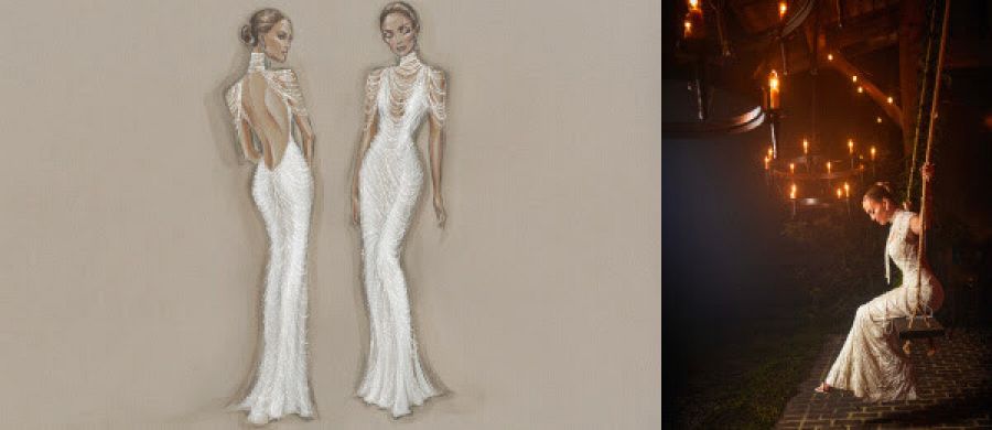 Tercer look de JLo: un vestido joya vintage