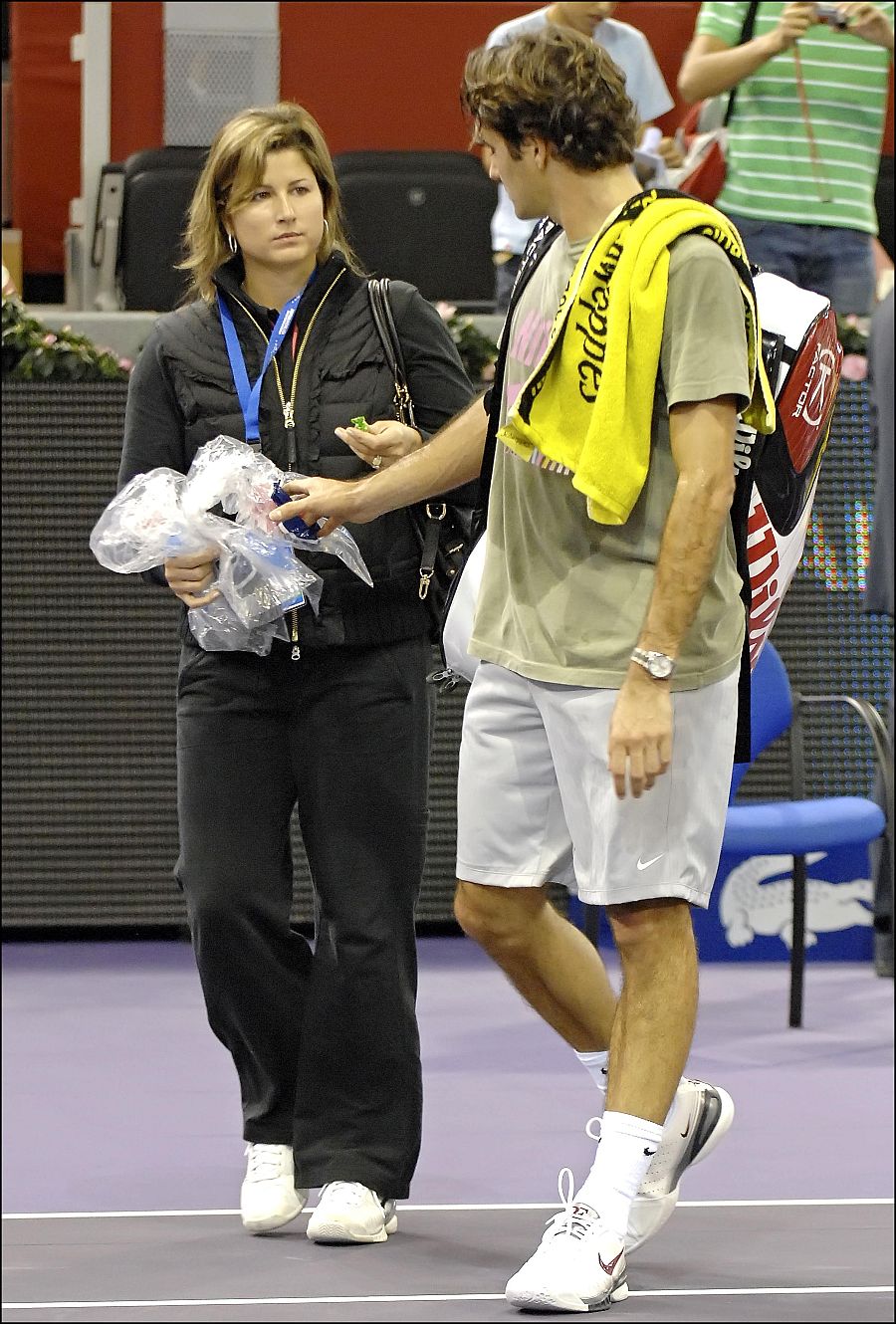 Roger Federer y su mujer Mirka