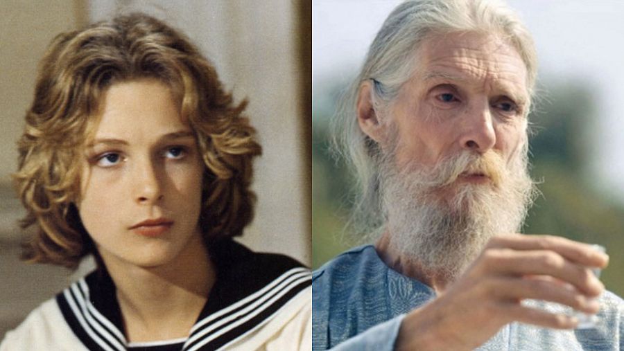 Björn Andrésen en 'Muerte en Venecia' (1971) y 'Midsommar' (2019)