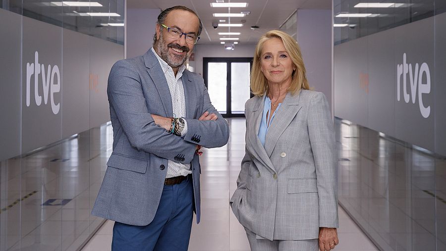 Elena Sánchez y Jesús Marchamalo