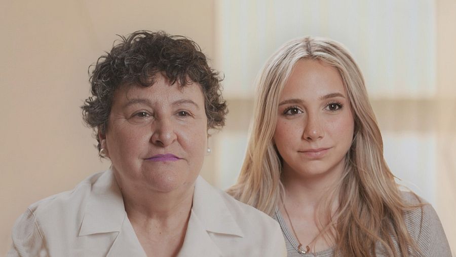María Salmerón y su hija, Miriam Ruiz