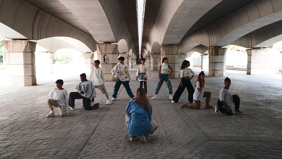Grabando el videoclip 'Señorita'