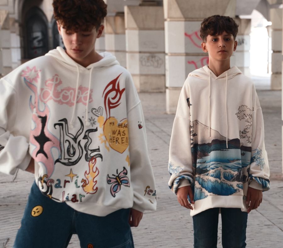 Mauro y Carlos durante la grabación del videoclip de "Señorita"