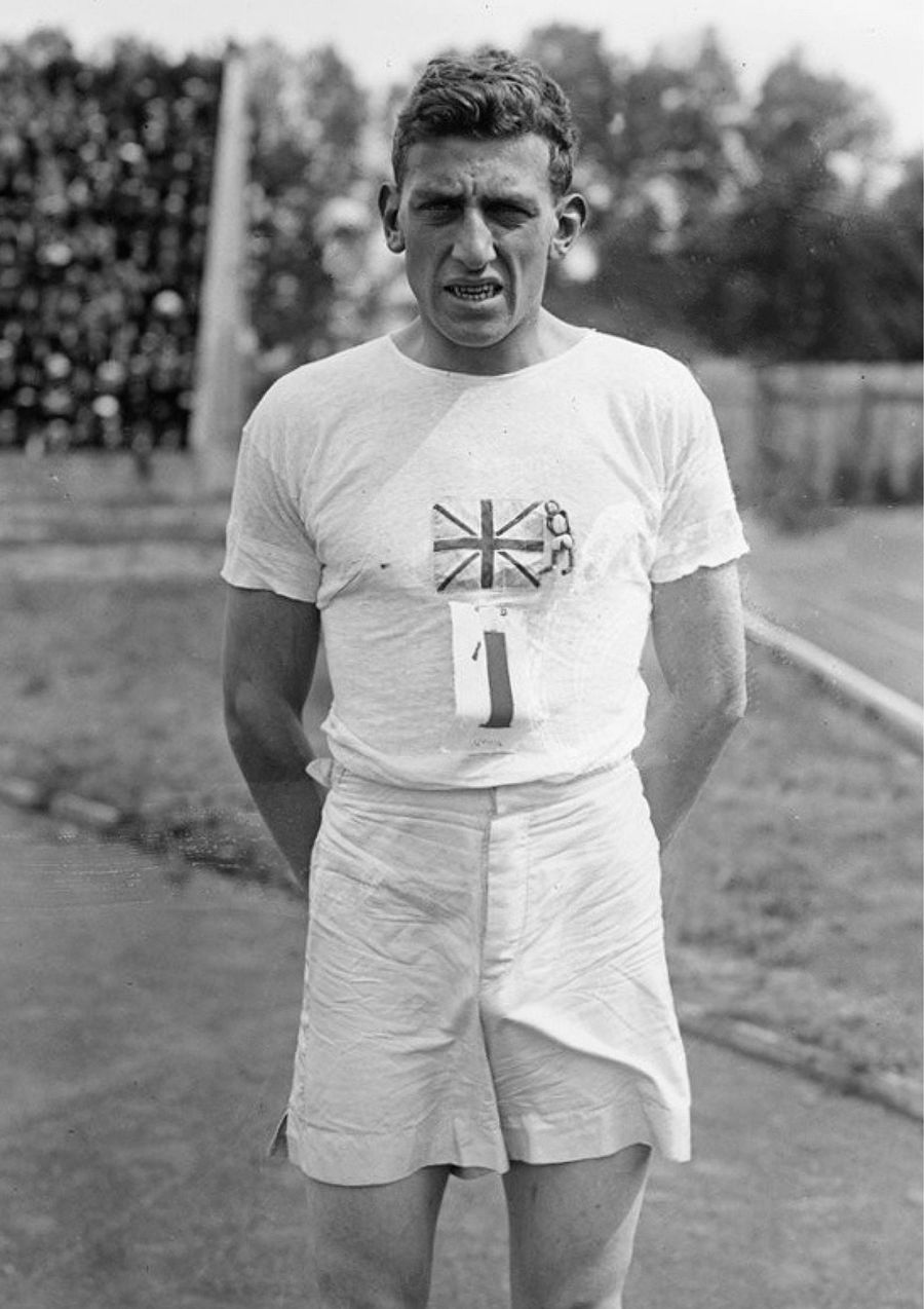 Imagen del atleta Harold Abrahams