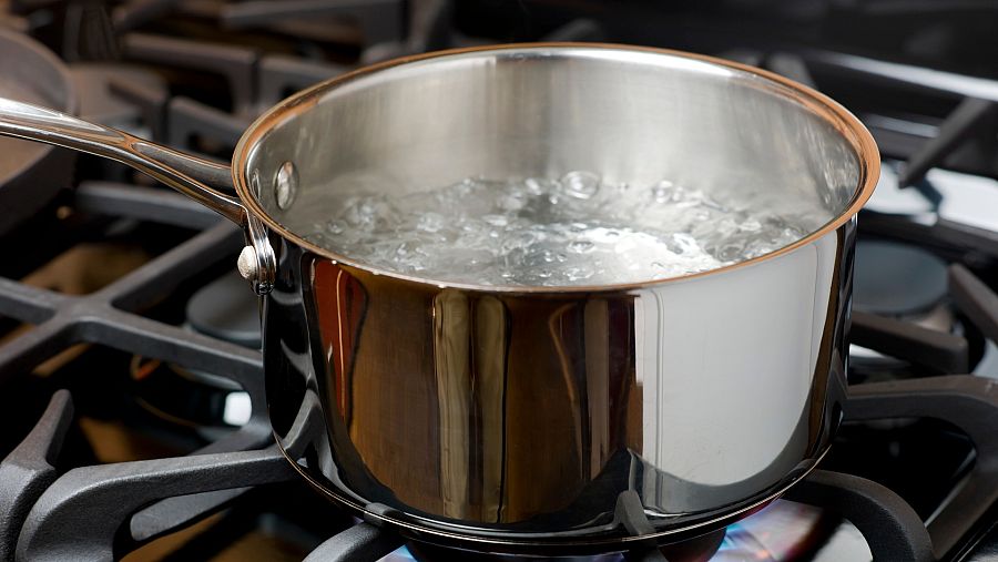 Olla de acero inoxidable