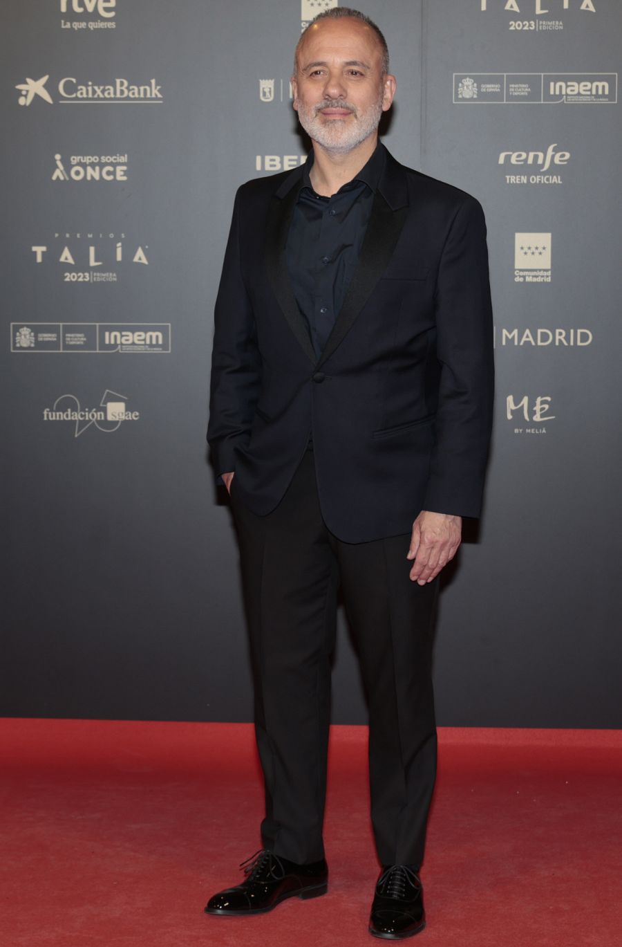 Javier Gutiérrez en los premios Talía