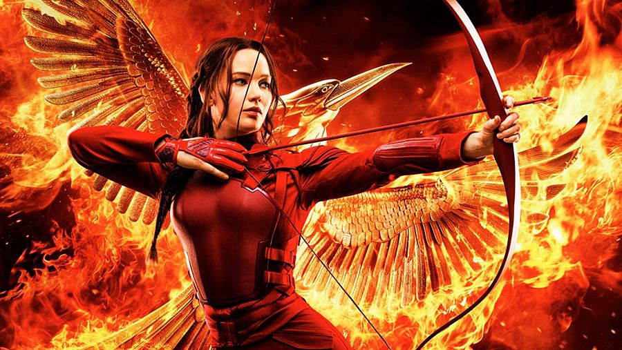 Katniss Everdeen es "el Sinsajo", la líder de los rebeldes en Los Juegos del Hambre