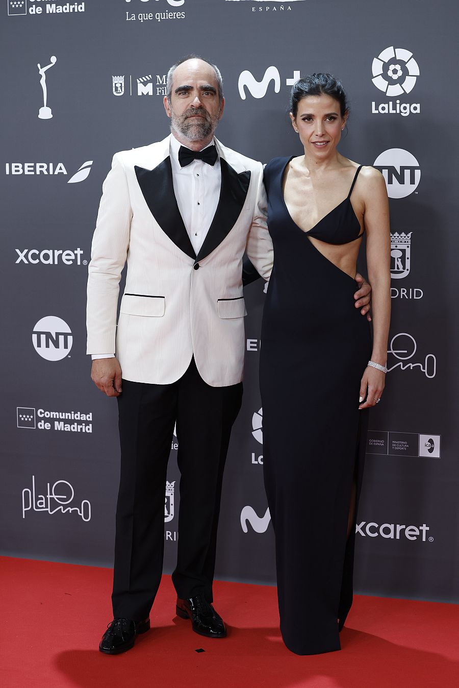 Premios Platino 2023: Luis Tosar y su esposa, María Luisa Mayol, en la alfombra roja