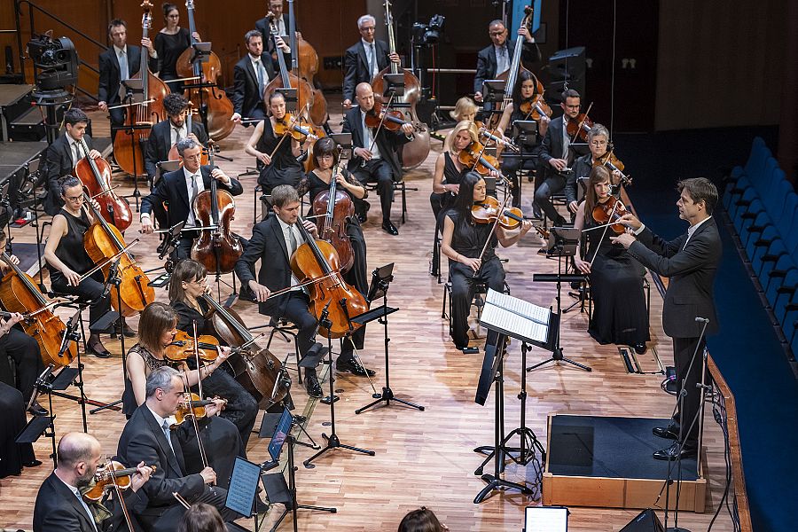 La OCRTVE, en otro momento de la gala de presentación