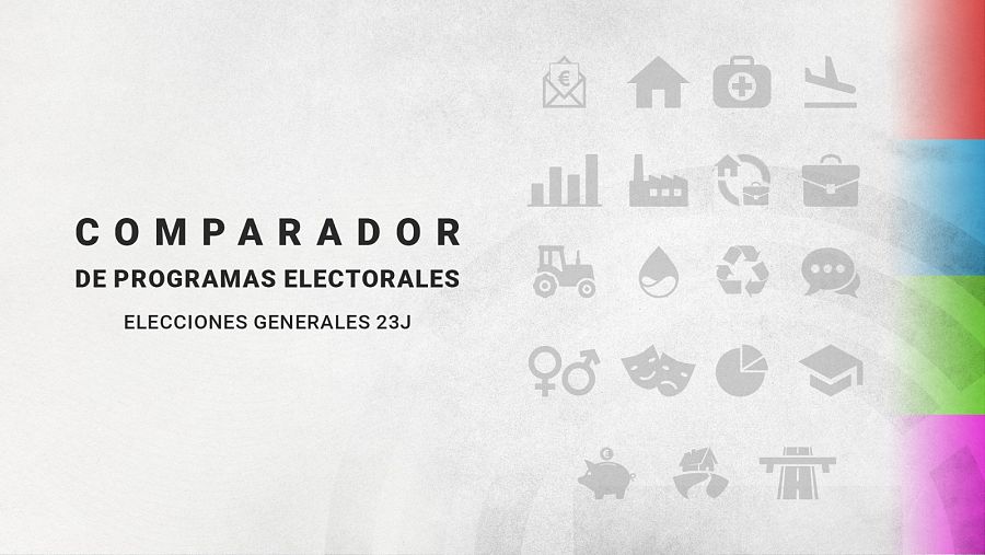 Comparador de los programas electorales del 23J en RTVE