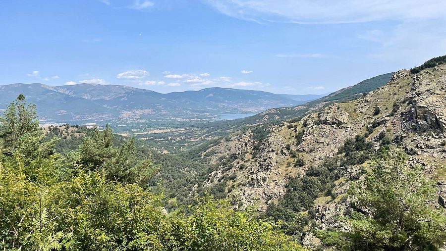 Vistas del embalse de Pinilla