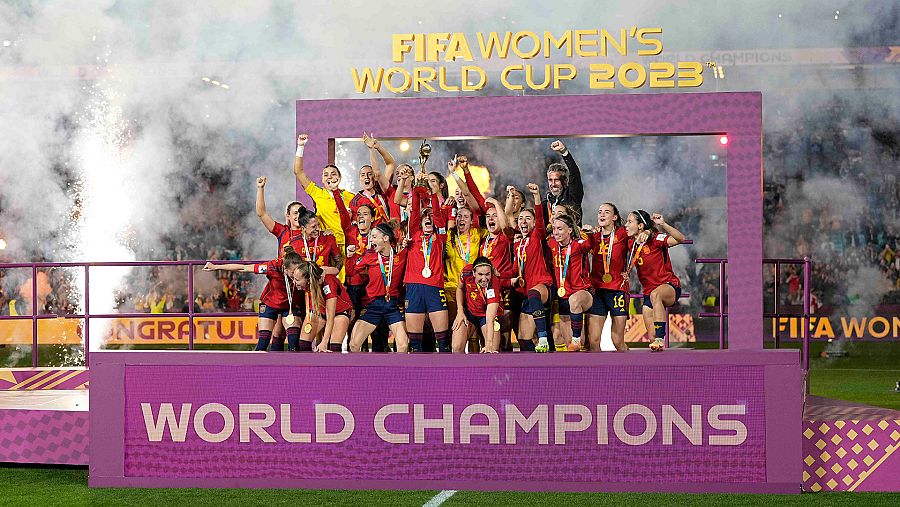 La selección española femenina de fútbol se proclama campeona del Mundo