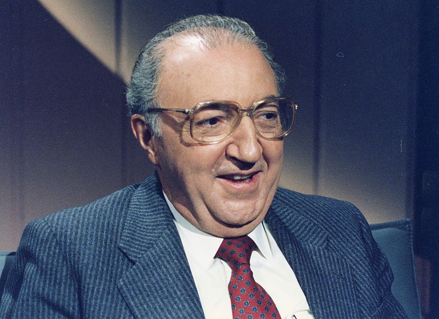 El científic Joan Oró, en una entrevista a RTVE, el 1988