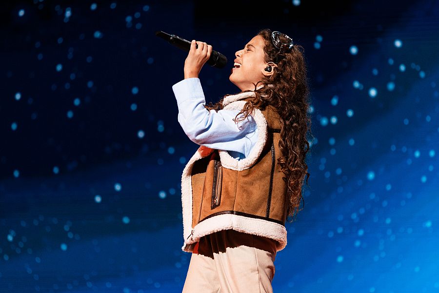 Sandra Valero canta "Loviu" en su primer ensayo de Eurovisión Junior 2023