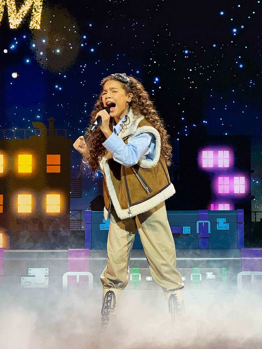Sandra Valero canta "Loviu" en el segundo ensayo de Eurovisión Junior 2023