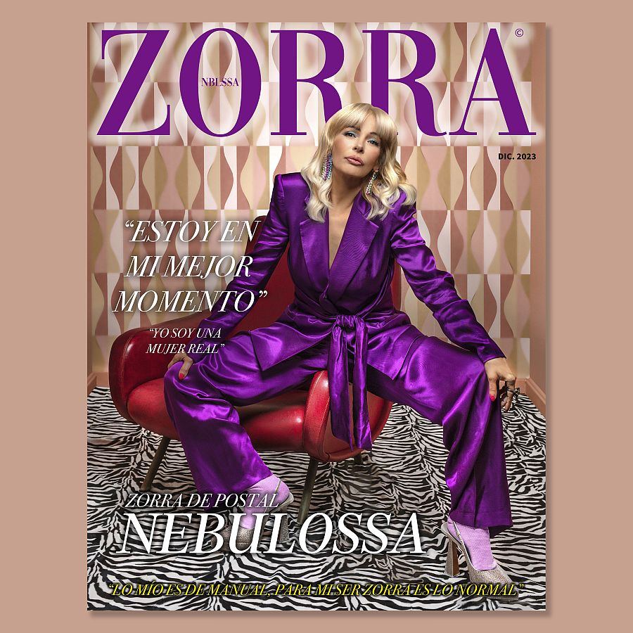 Portada de "ZORRA", la canción de Nebulossa para el Benidorm Fest 2024
