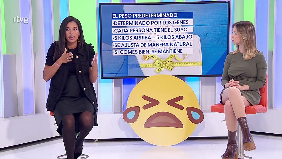 La autora de "Come sin culpa" Melyssa Chang y la psicóloga Elisabeth Clapés en Saber Vivir