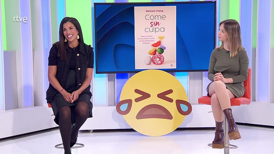 La autora de "Come sin culpa" Melyssa Chang y la psicóloga Elisabeth Clapés en Saber Vivir