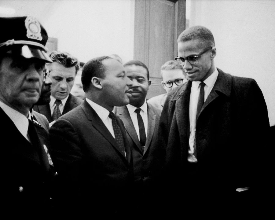 Martin Luther King y Malcolm X