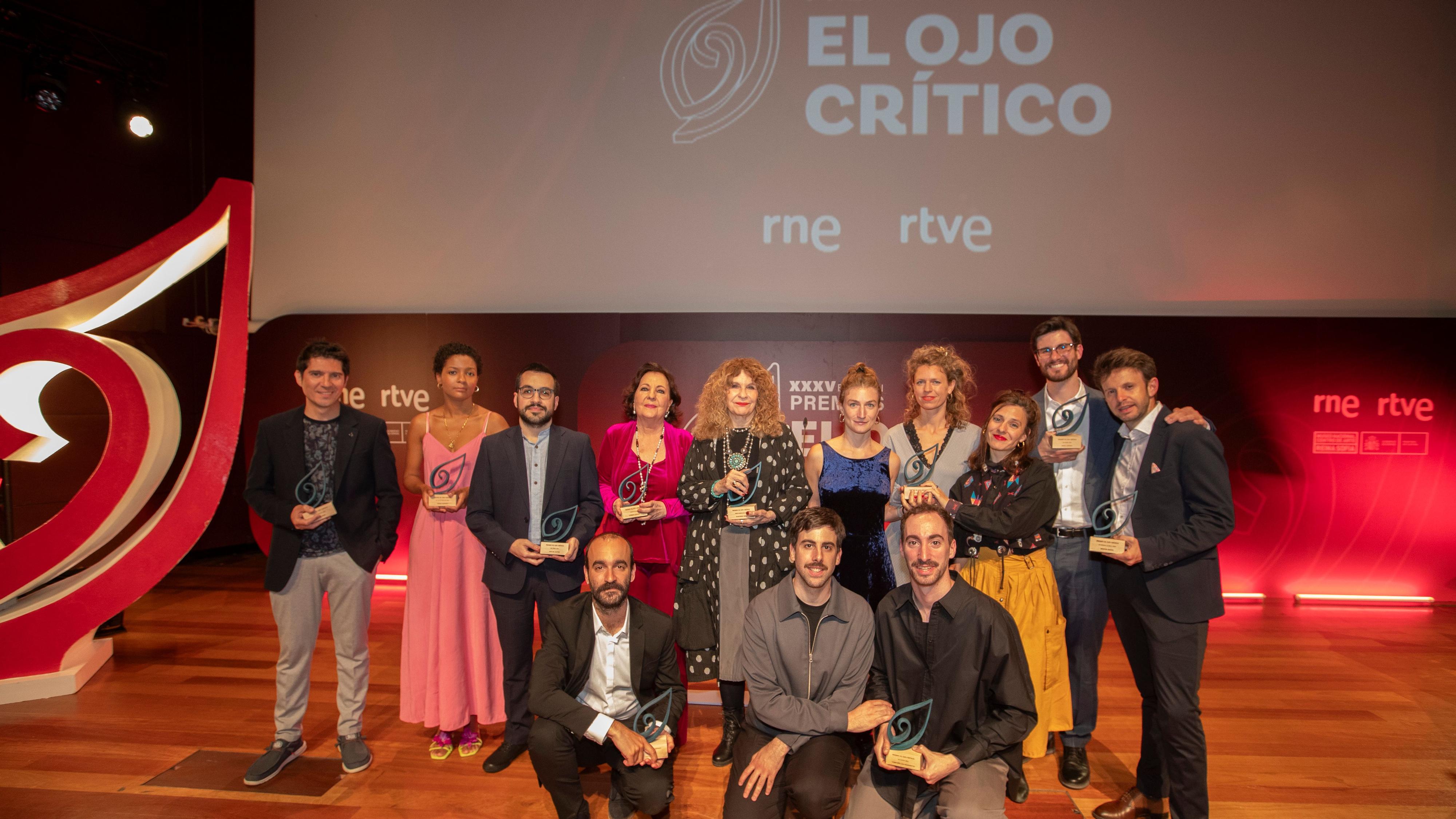 Los artistas galardonados en los Premios Ojo Crítico 2024