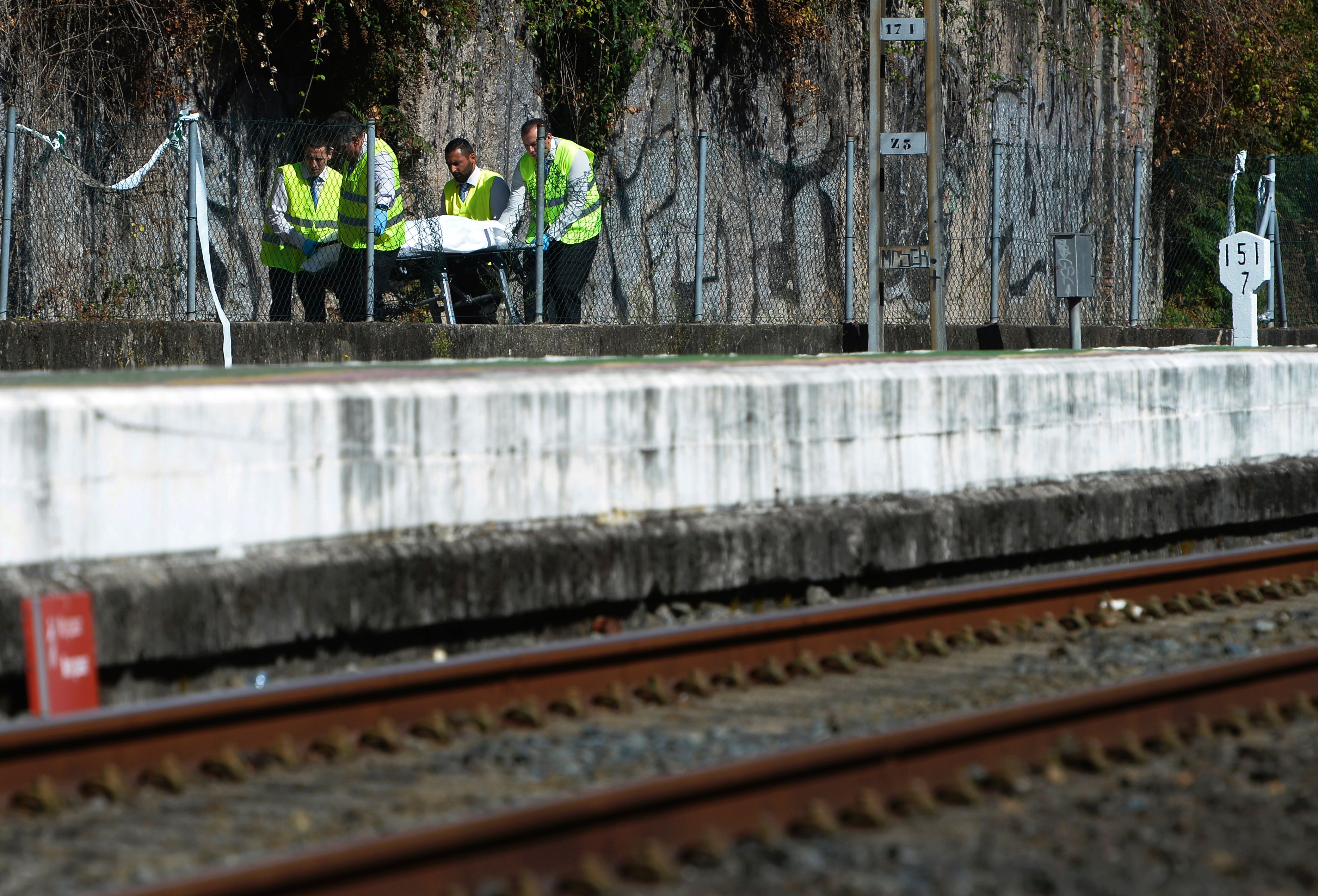 Accidente de tren en O Porriño, Pontevedra Accidente de tren en O Porriño, Pontevedra