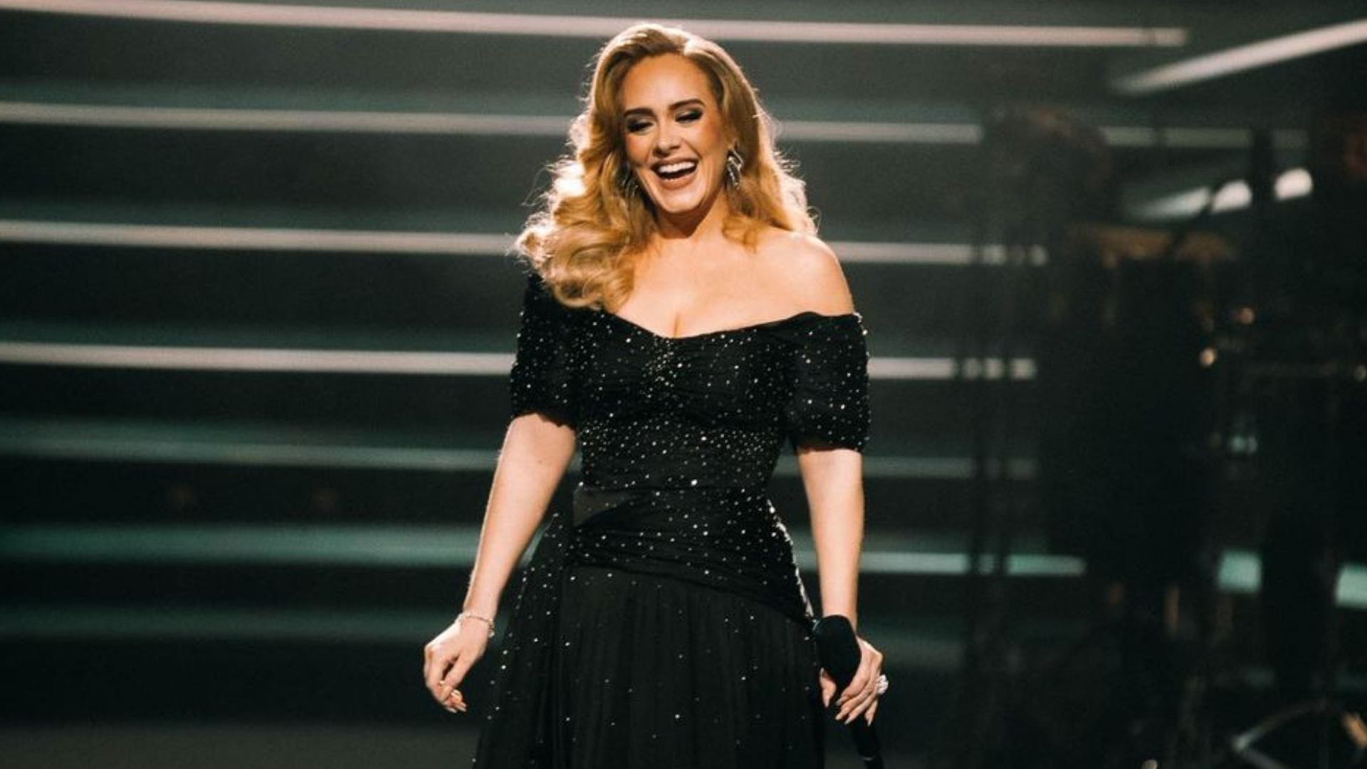 Adele en plena actuación