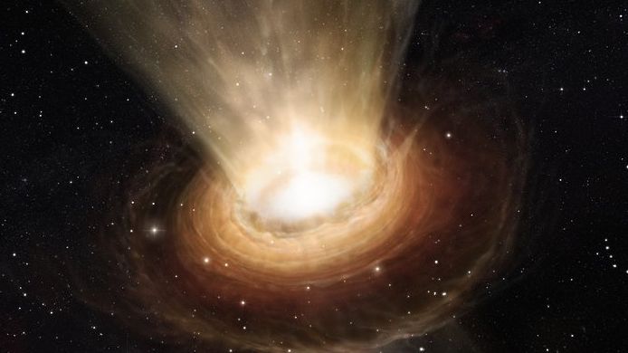 Supermassive black holes are changing the chemistry of galaxies