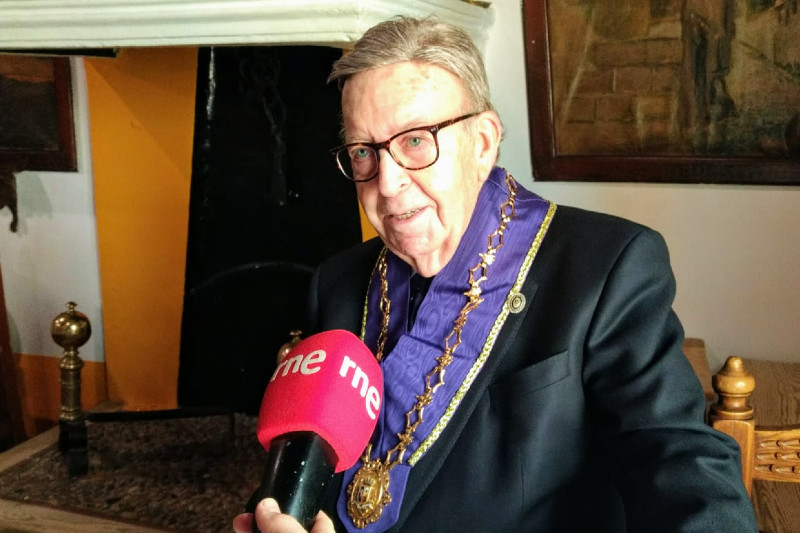 Alberto Cándido López, propietario del Mesón de Cándido. Alberto Cándido López, propietario del Mesón de Cándido.