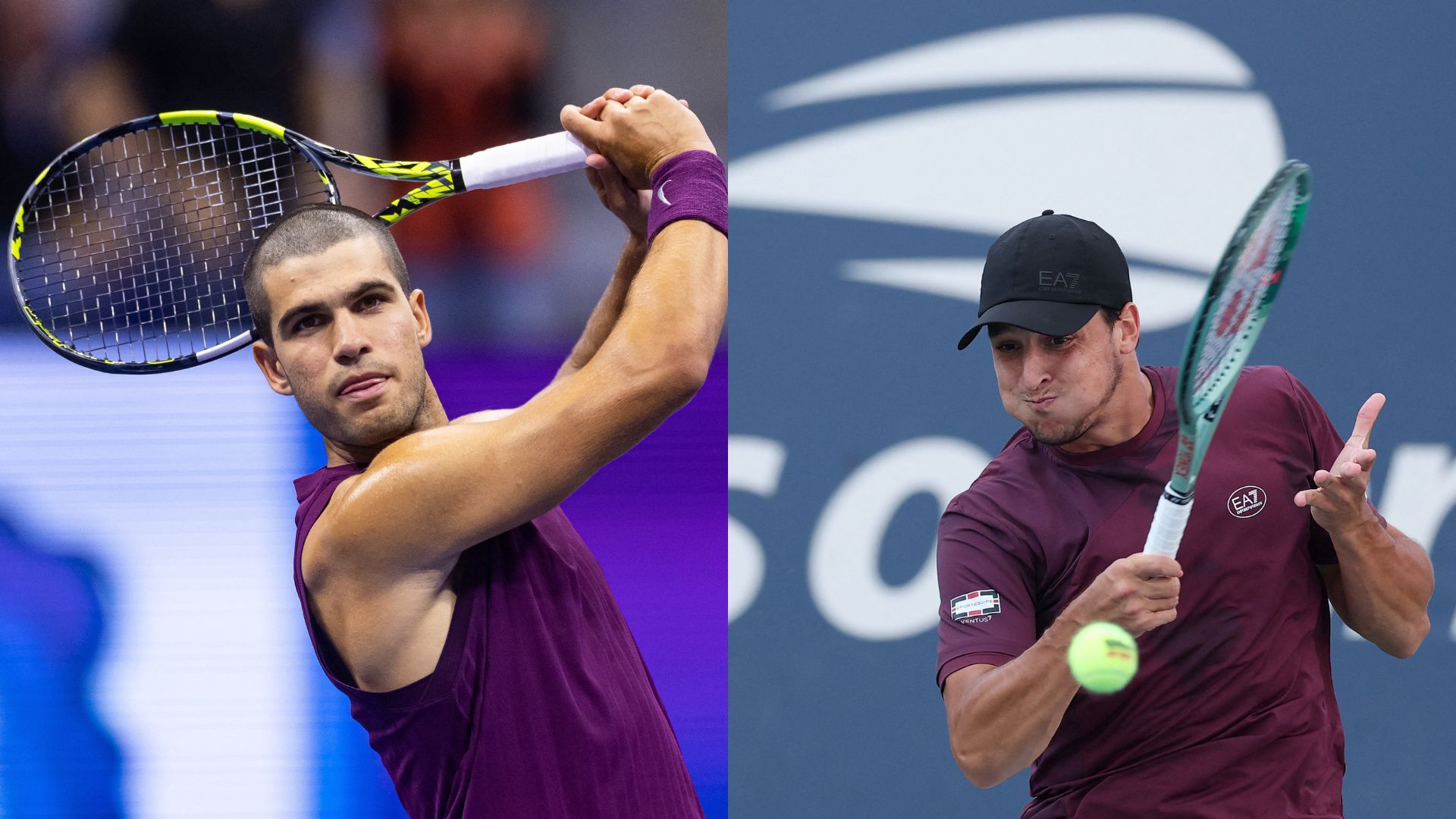 Luciano Darderi - Carlos Alcaraz, en directo la tercera ronda del US Open 2025