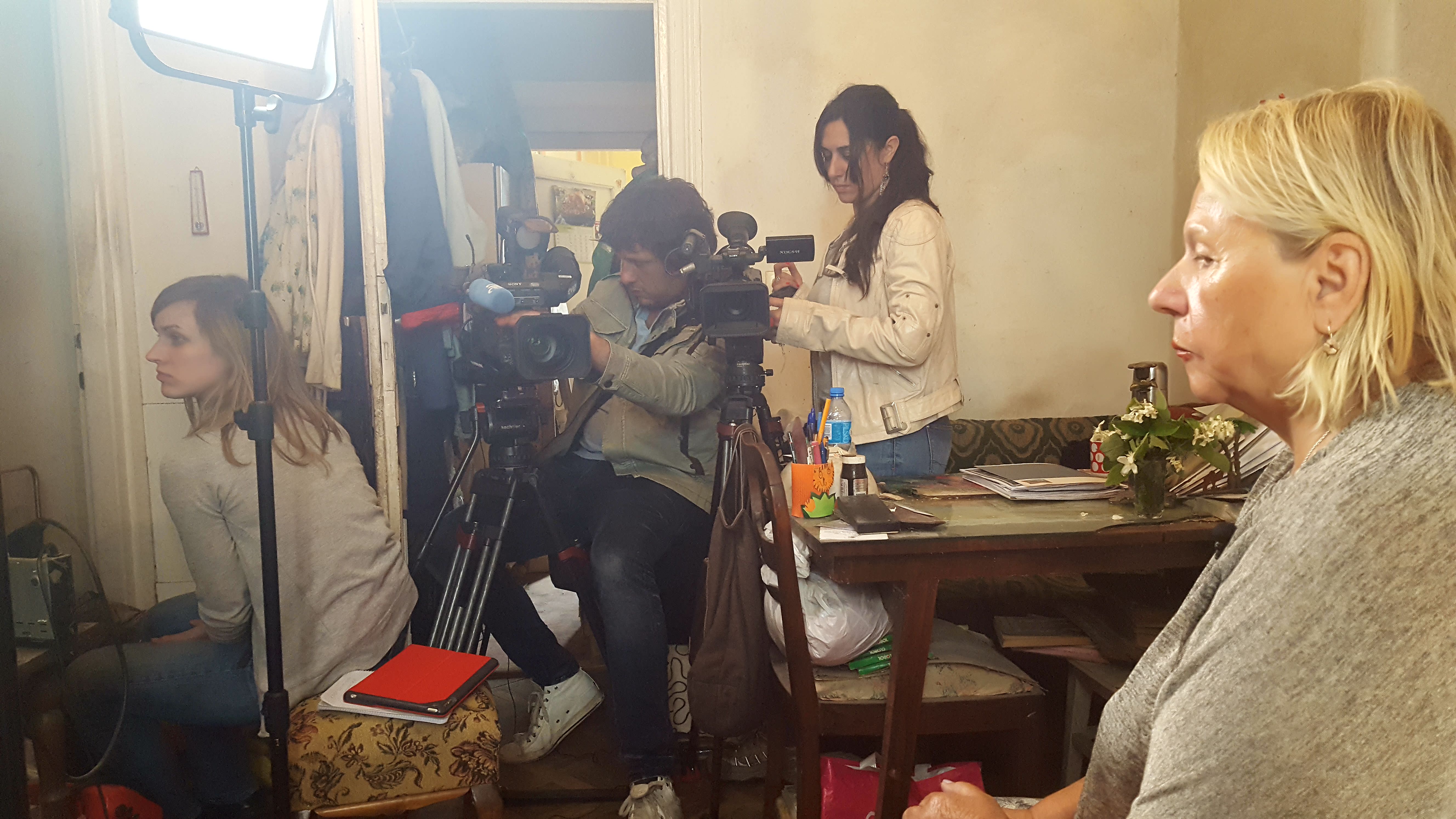 Alicia nació en esta casa, en el centro de Varsovia, de la que intentan desahuciarla