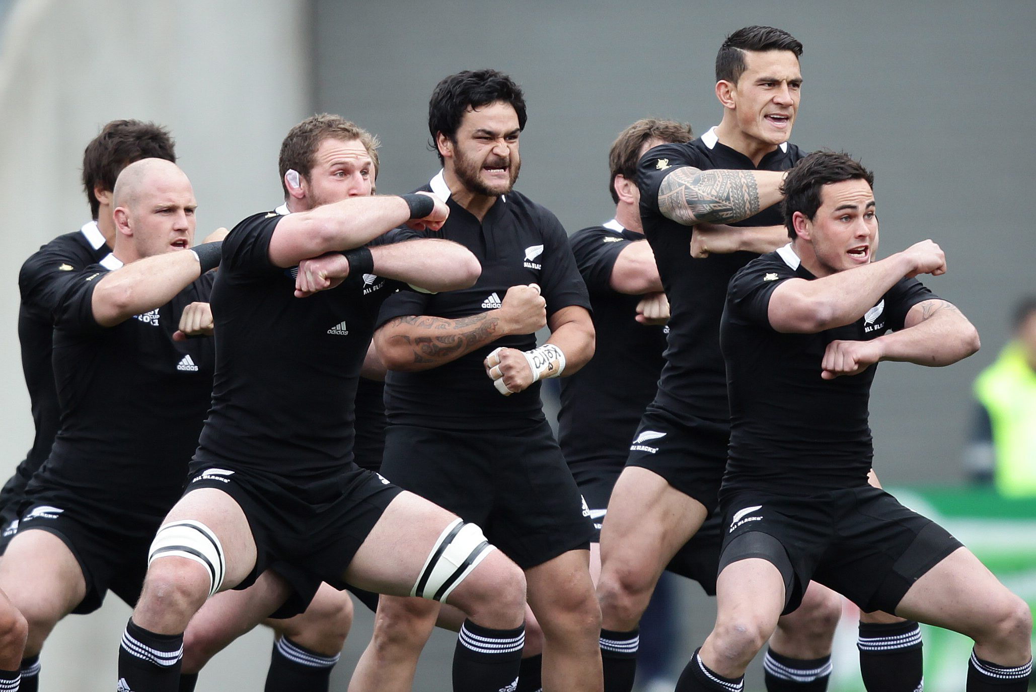 Los All Blacks hacen el Haka N. ZELANDA- CANADA