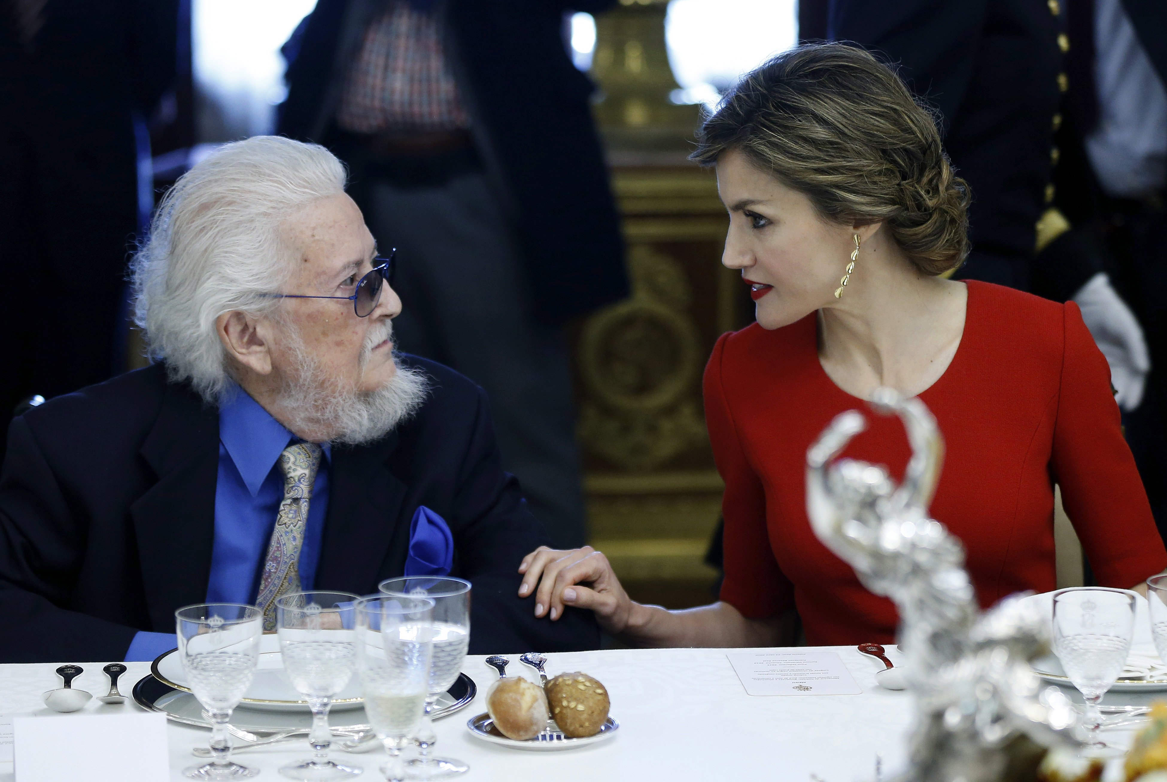 Almuerzo en el Palacio Real previo a la entrega del Cervantes Almuerzo en el Palacio Real previo a la entrega del Cervantes