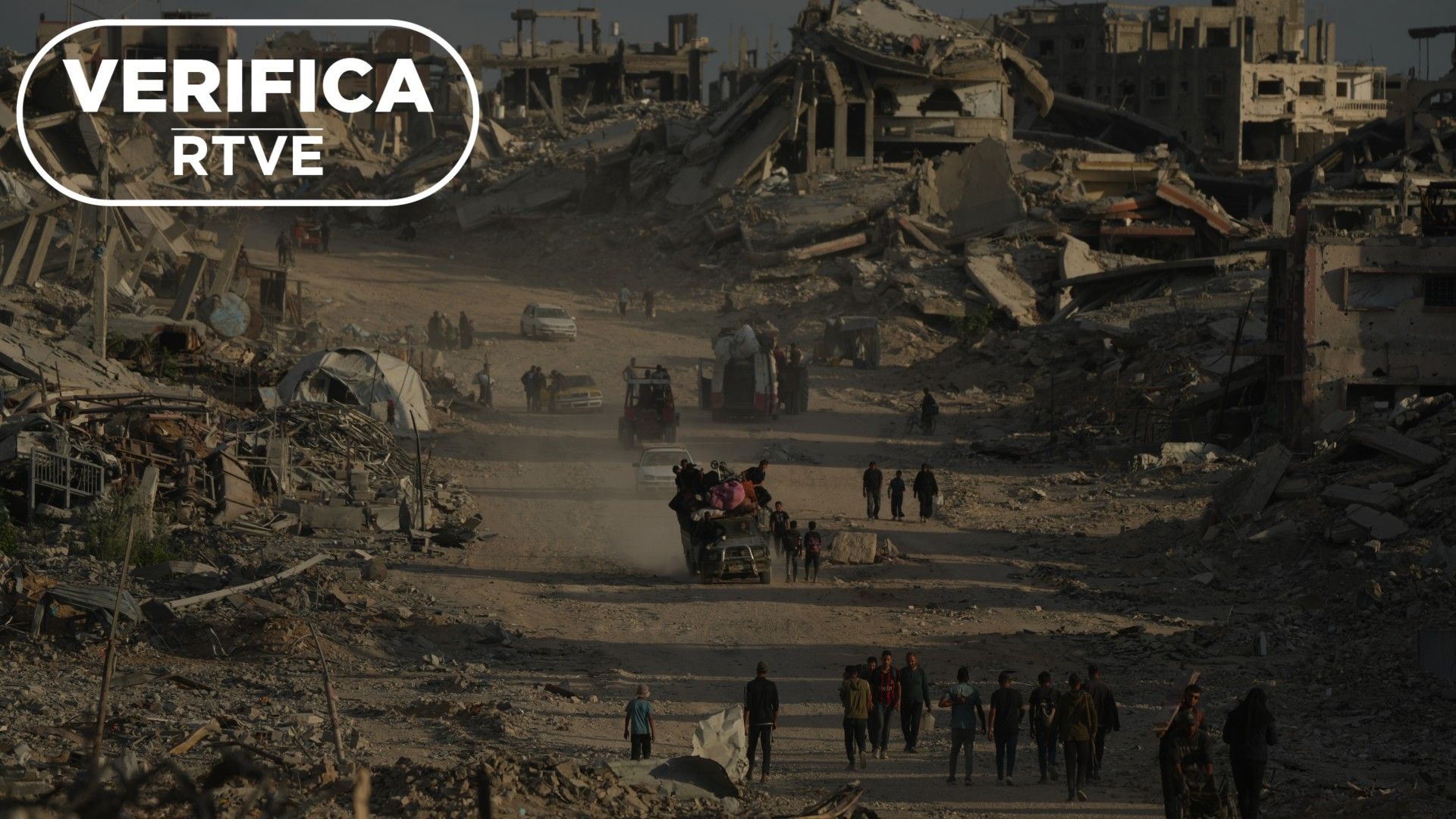 Alto el fuego en Gaza: bulos y desinformación sobre la vuelta de los palestinos a sus casas