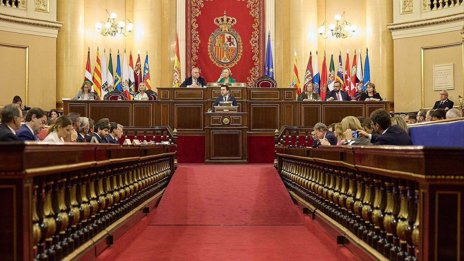 Ley de amnistía: debate en el Senado entre Aragonès y PP