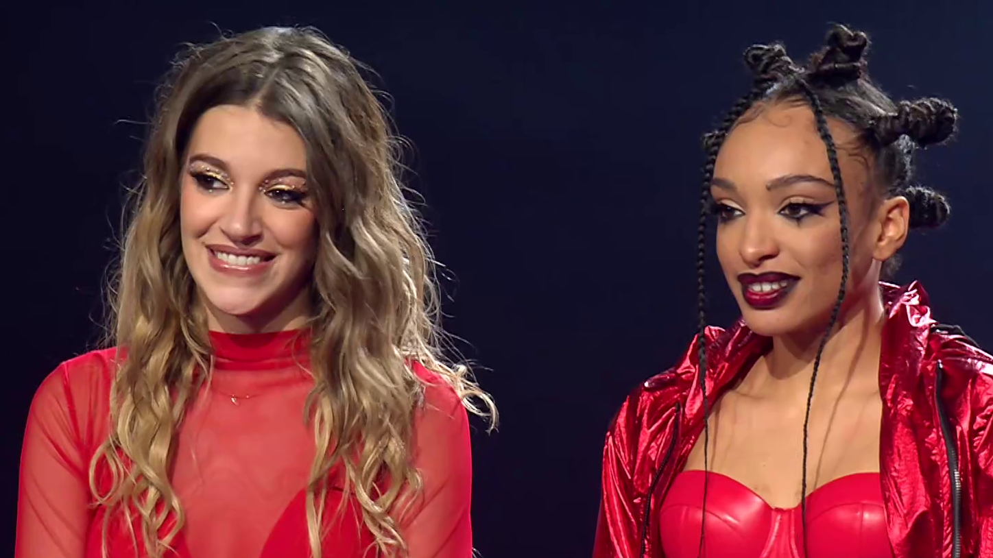 Ana Guerra y Alba durante su paso por 'Baila como puedas'
