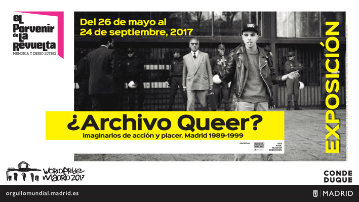 Archivo Queer (cartelería y diseño gráfico, Carmen Moreno.)
