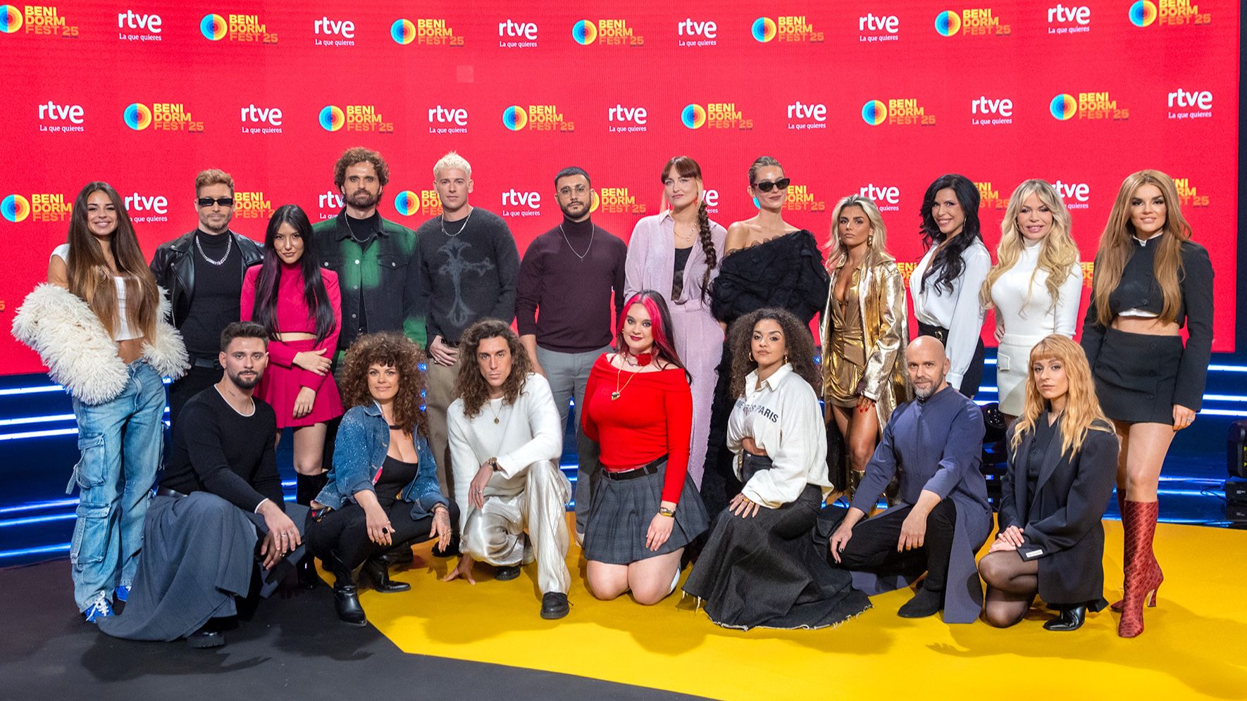 RTVE presenta a los 16 artistas del Benidorm Fest 2025