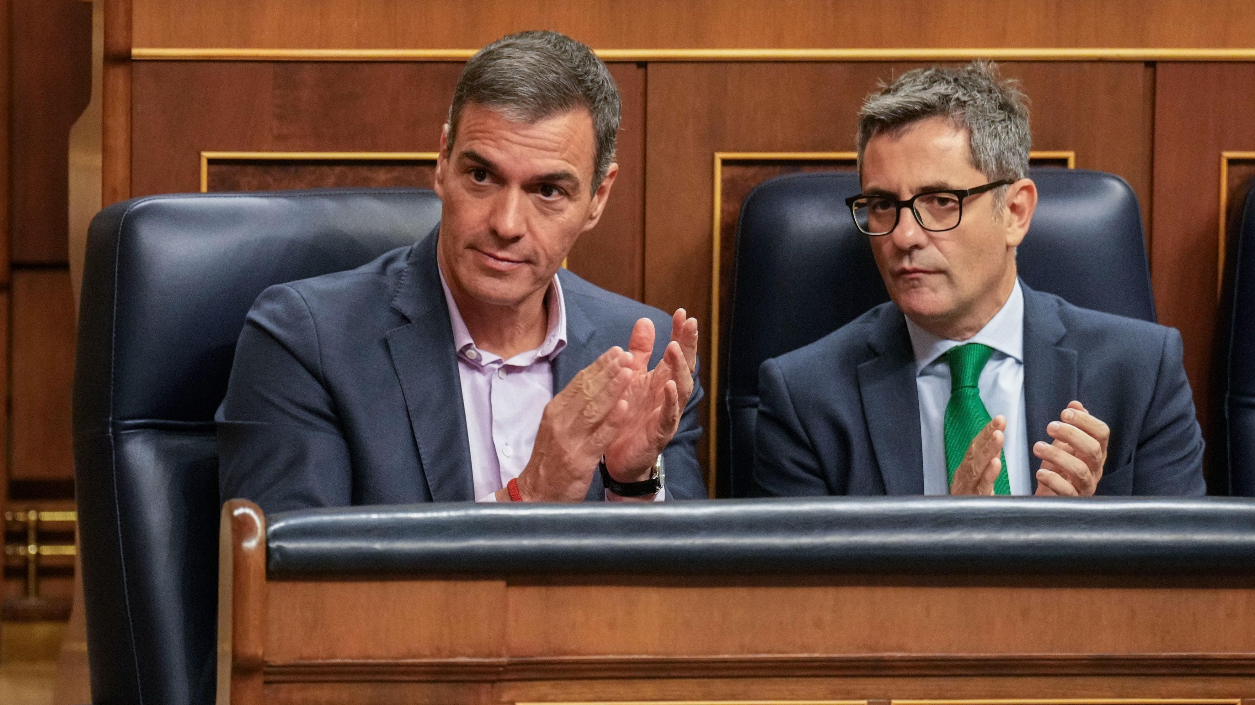 Asociaciones judiciales instan a Sánchez y Bolaños a querellarse si un juez prevarica o a retractarse de sus críticas