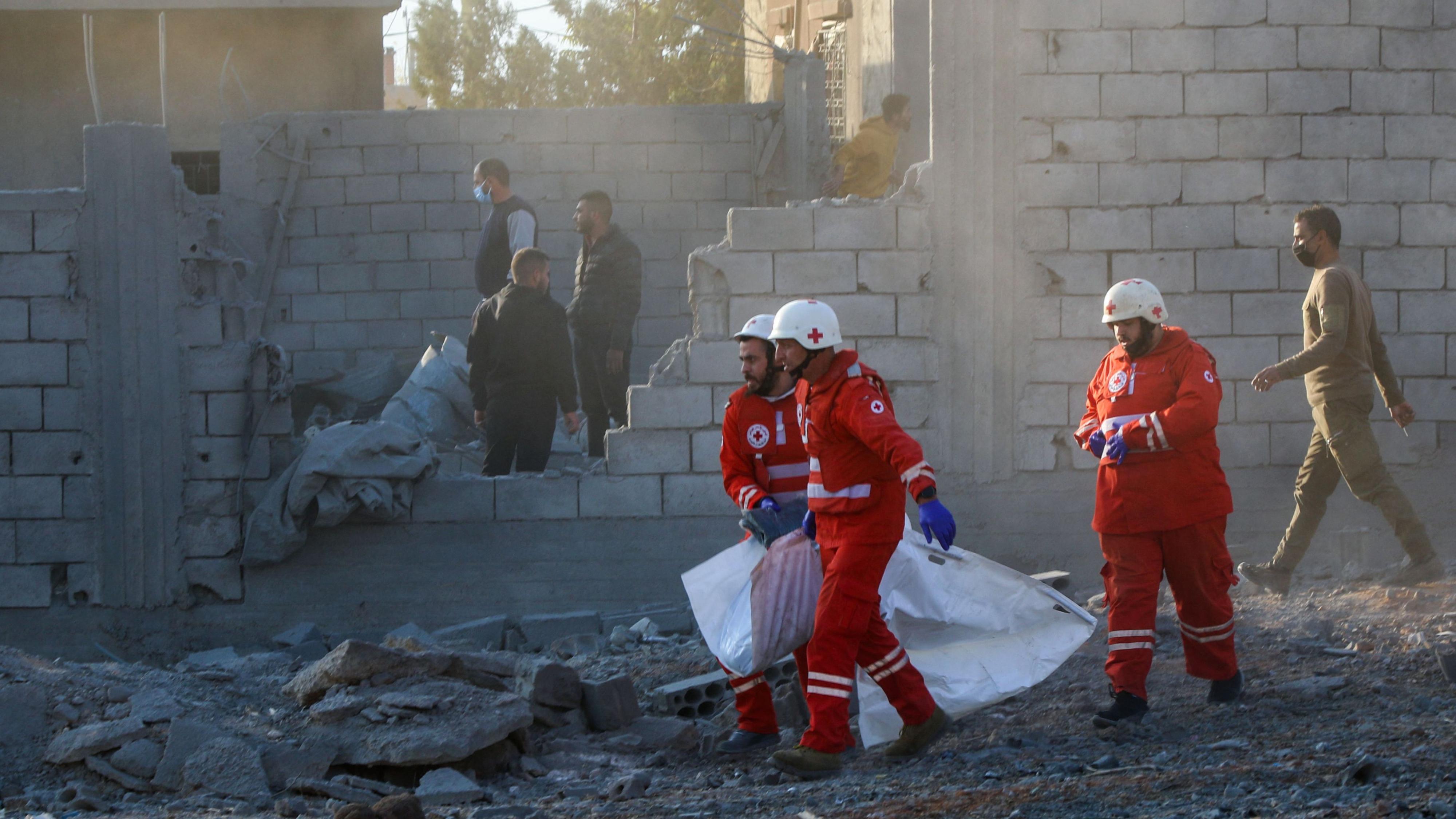 At least eight people killed in Israeli attack on a neighborhood in Baalbek, eastern Lebanon