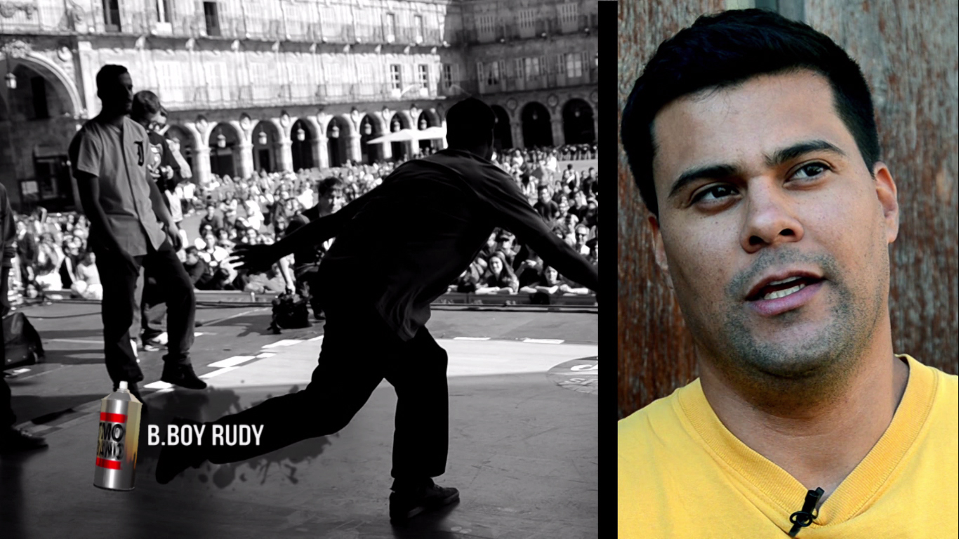 B.boy Rudy, uno de los históricos del breakdance y una de las personas que más ha contribuído a hacer más grande esta cultura B.boy Rudy, uno de los históricos del breakdance y una de las personas que más ha contribuído a hacer más grande esta cultura