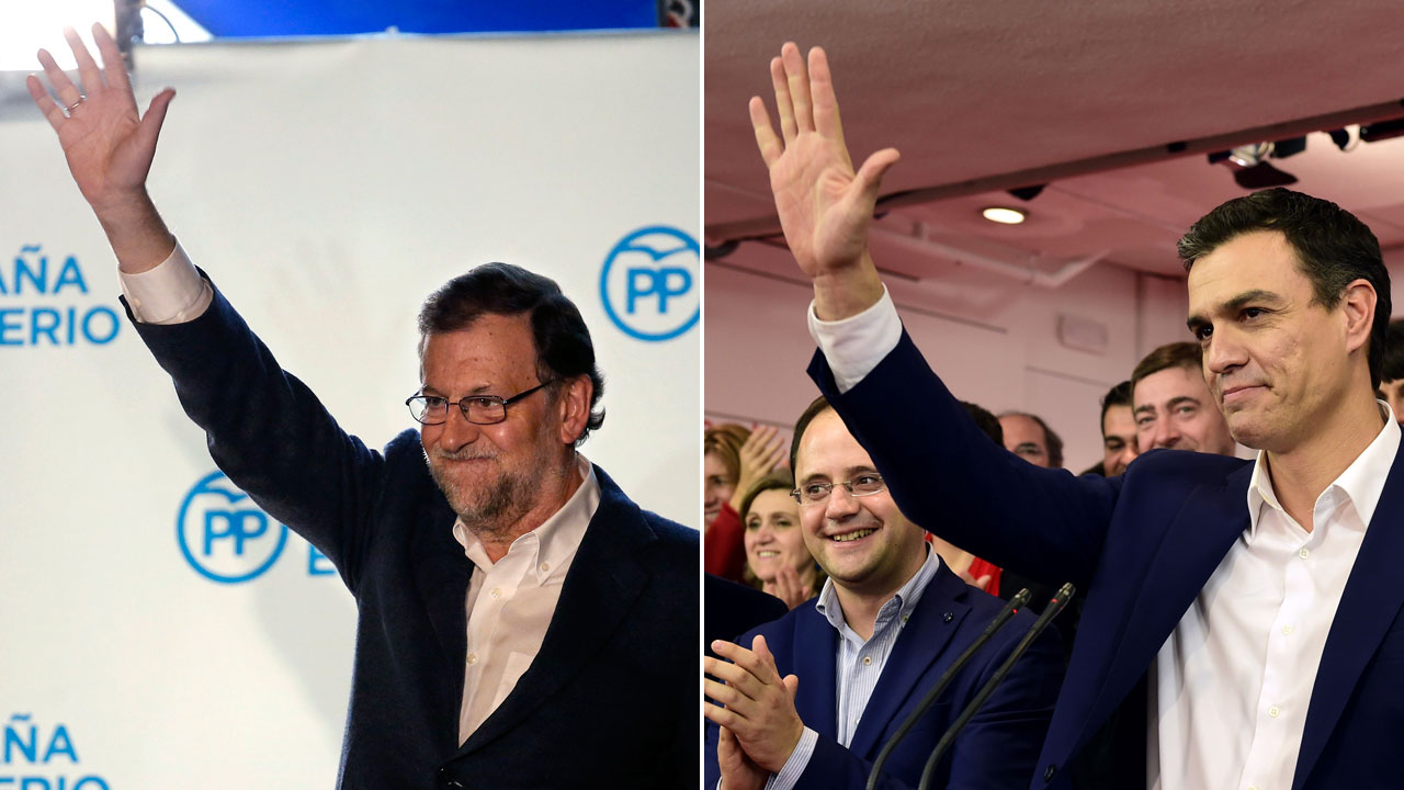 El bipartidismo se desploma pero la ley electoral | RTVE