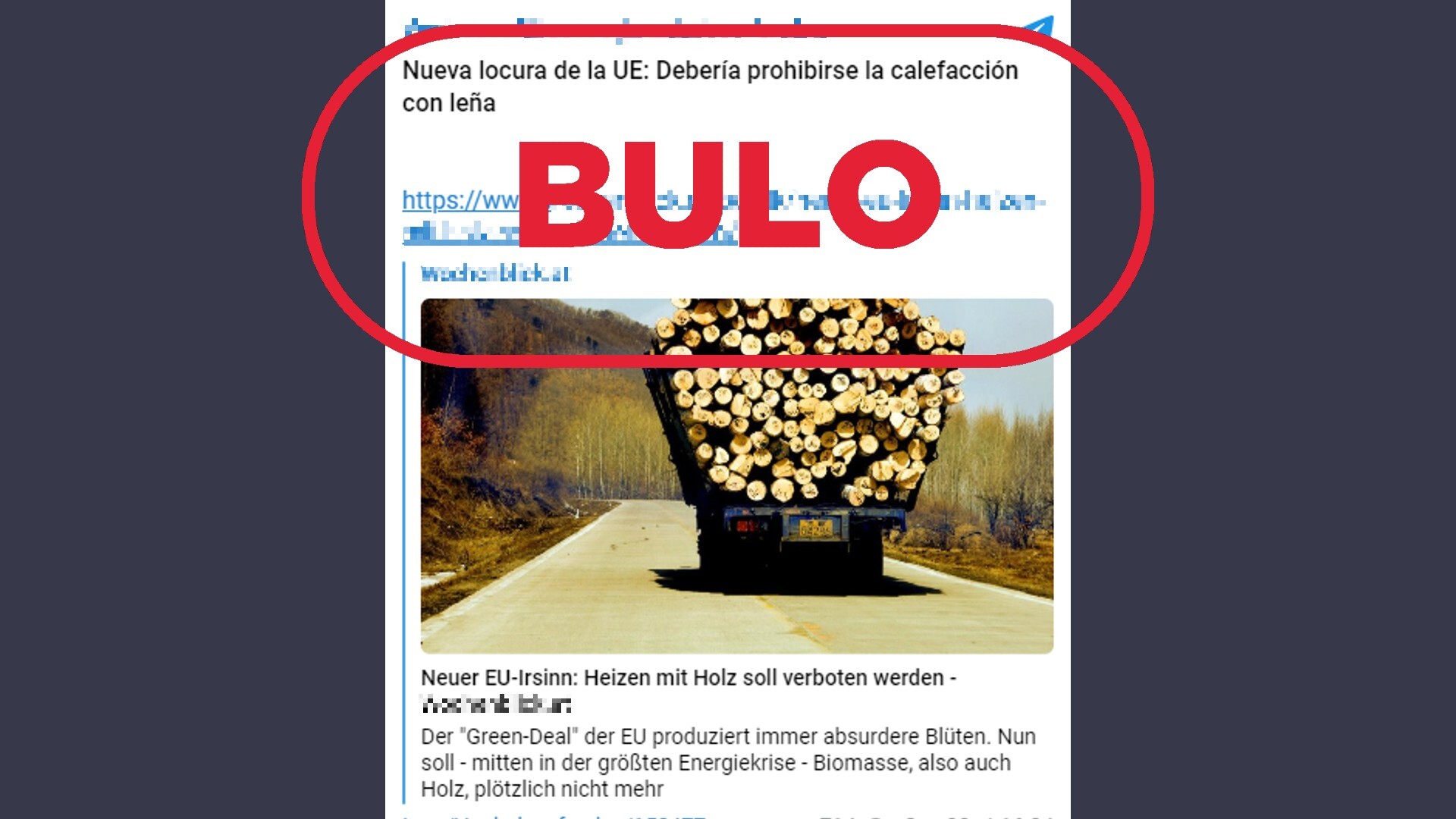 La calefacción de leña no está prohibida por la UE