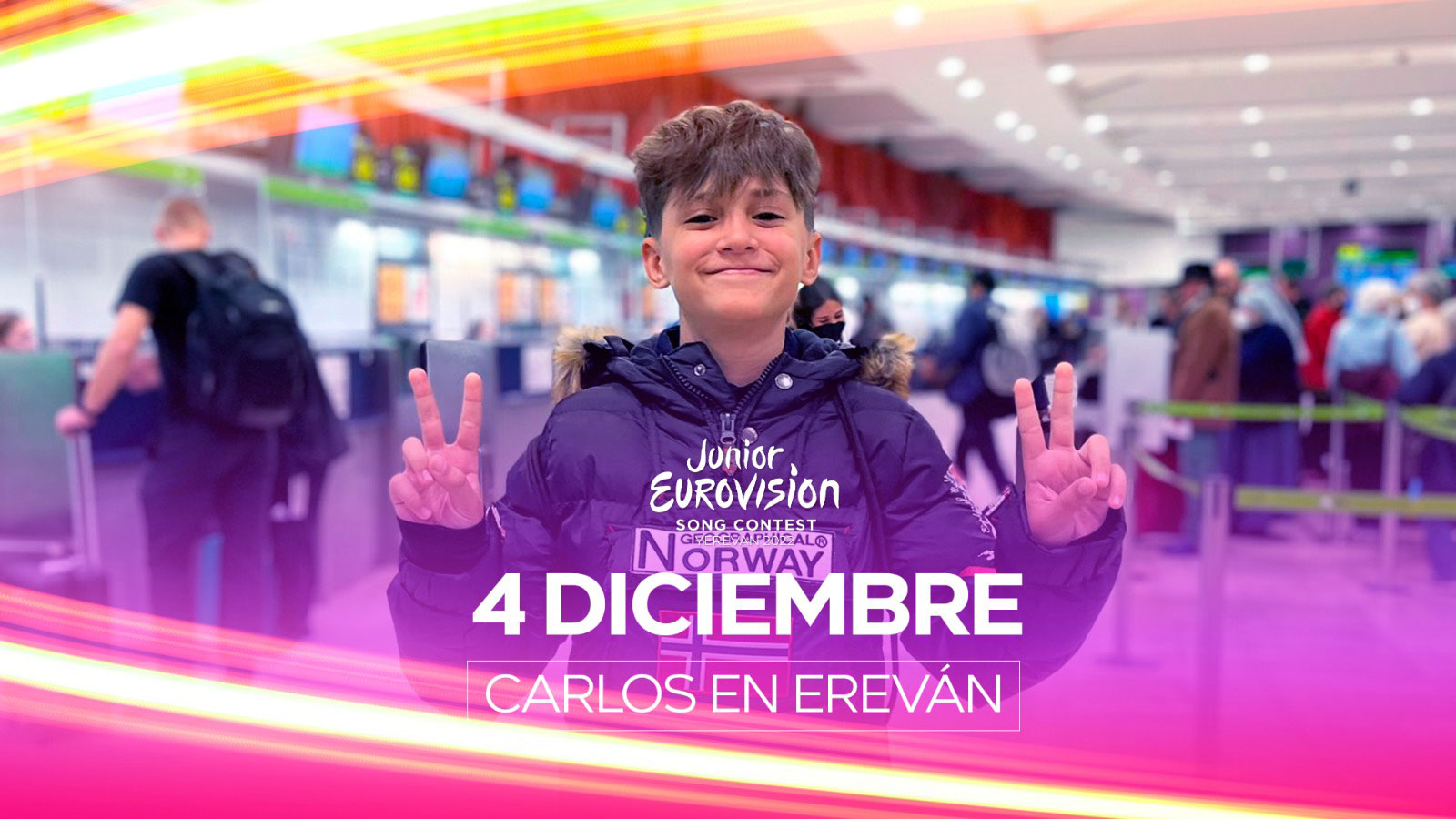 Eurovisión Junior 2022 | Carlos Higes llega a Armenia para cumplir su sueño