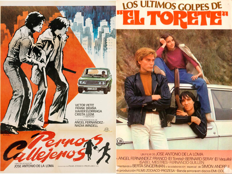 Carteles de 'Perros callejeros' y 'Los últimos golpes de El Torete'