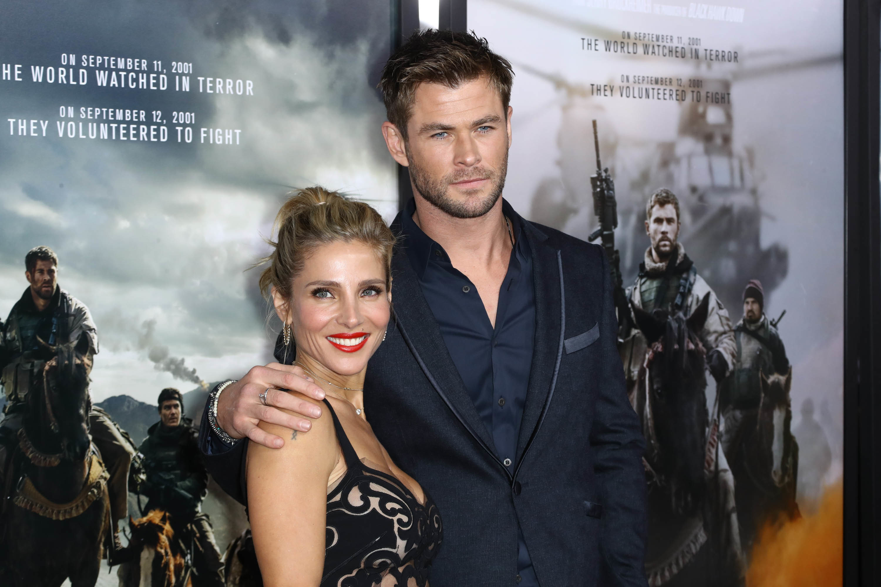 Chris Hemsworth y Elsa Pataky en la premiere de