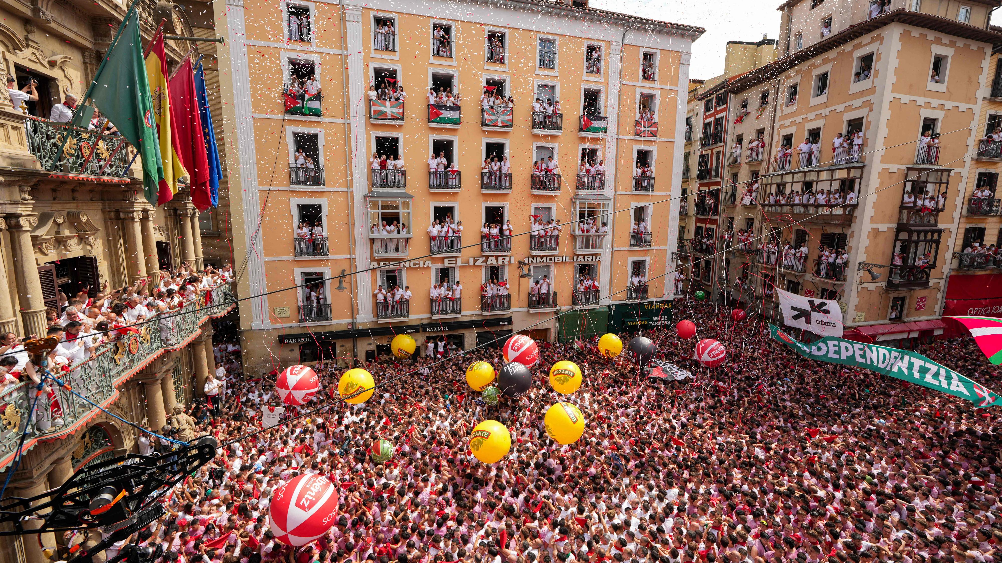 El Chupinazo de San Fermín 2025, en fotos