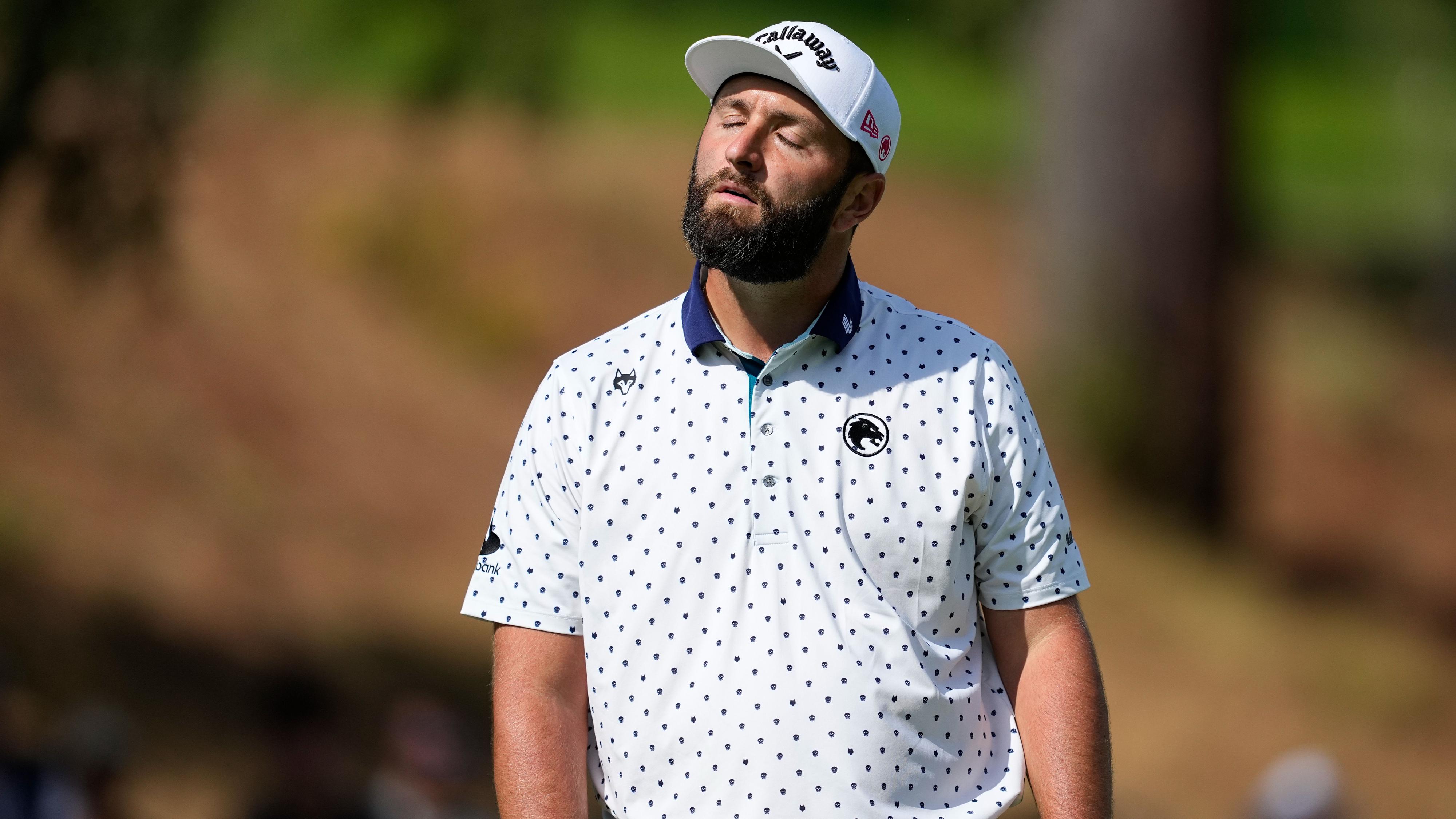 Rahm sufre por el viento en la primera jornada del Open de España y se aleja de la cabeza
