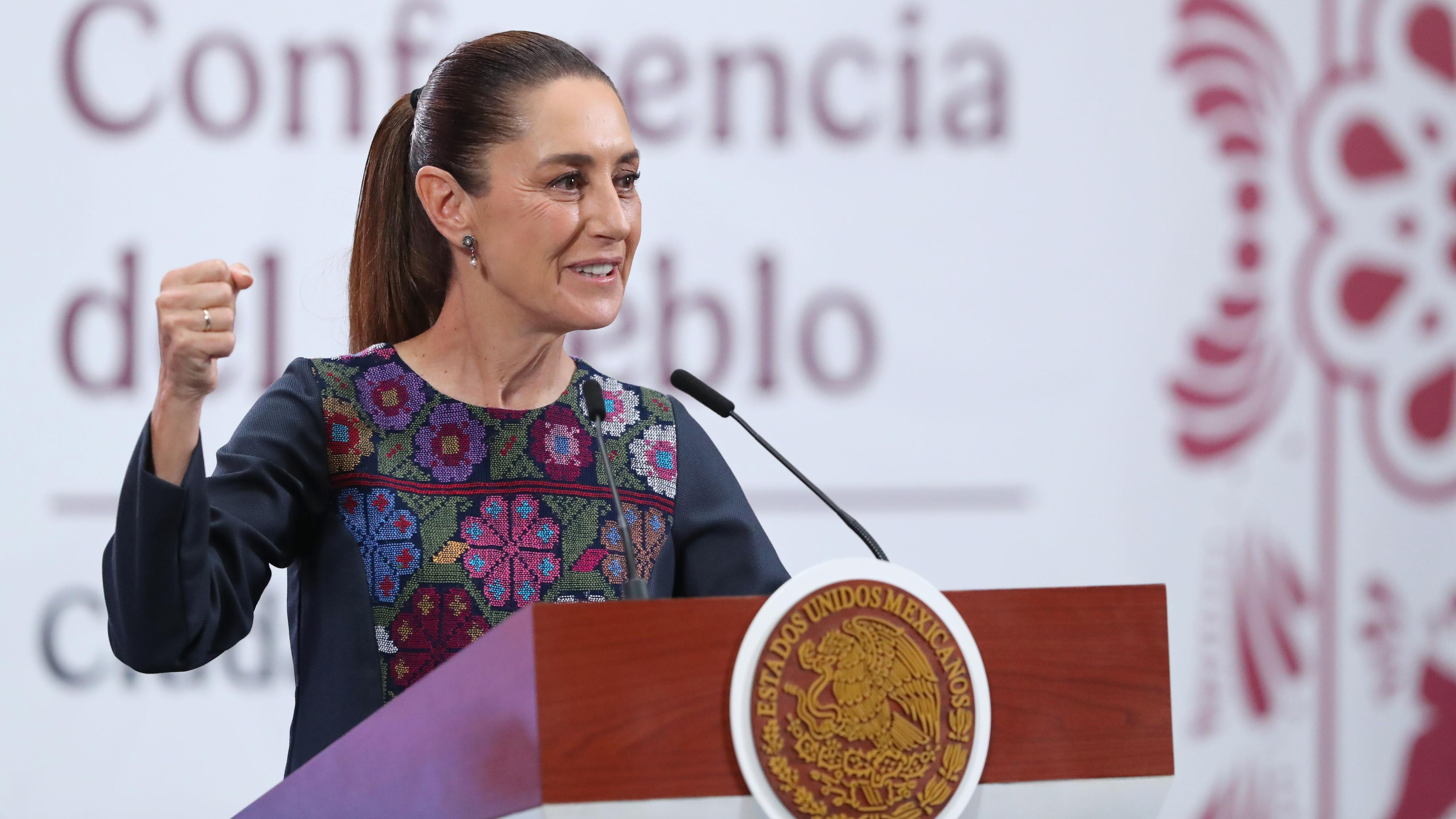 El primer "grito" de Sheinbaum